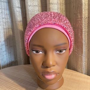 “Bisi” Sequin Layered Turban